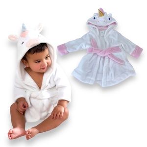 Cloud Island Baby Unicorn Plush Bath Robe